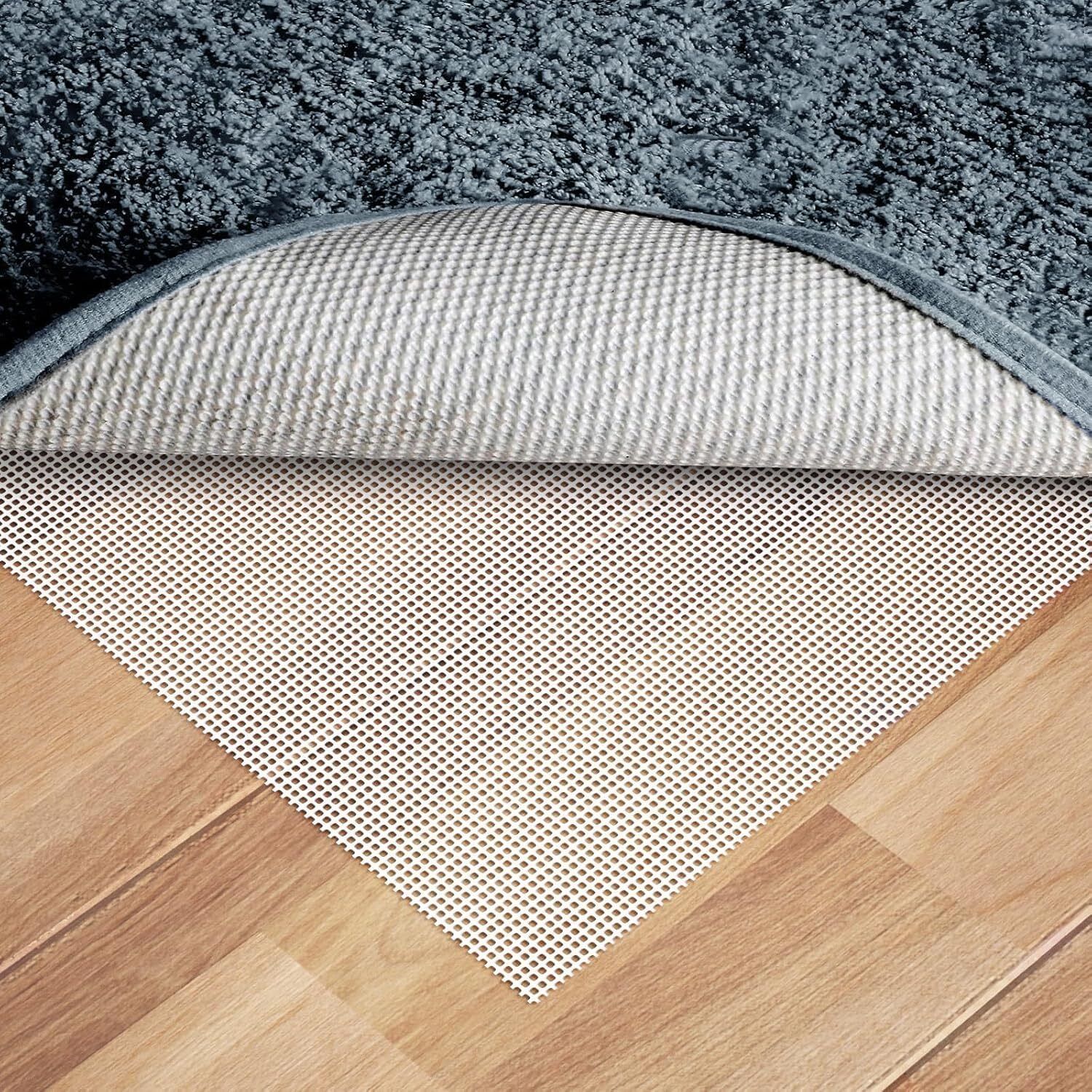 Non Slip Rug Pad Gripper 3 x 5 Feet Extra Thick Carpet Pads for Area Rugs Indoor and Outdoor Rug Pad-image-1