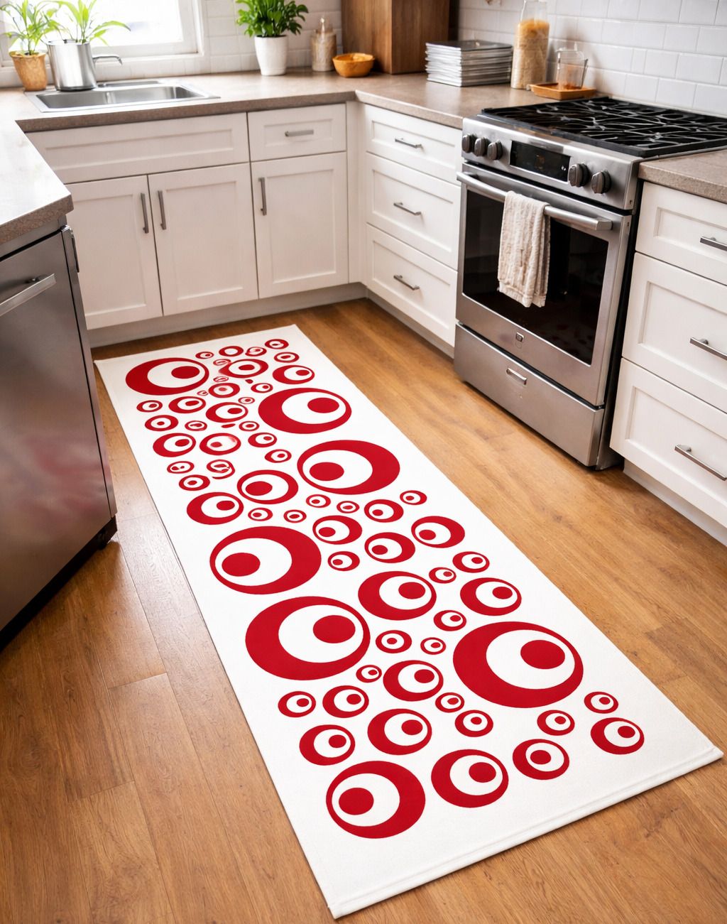 shree shyam Red Bubble rug Indoor and Outdoor Rug Pad-picture-34