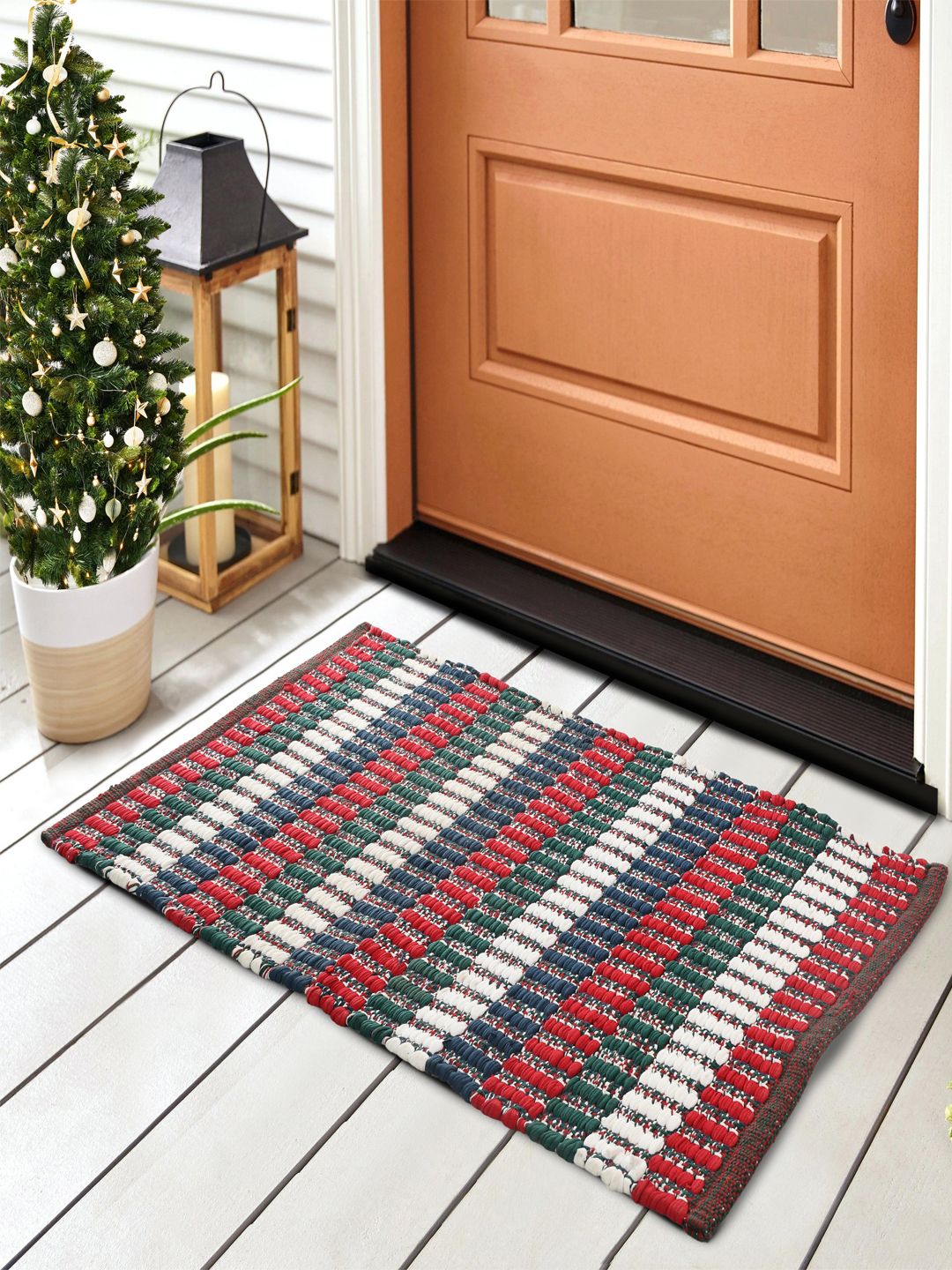 sashaa world Multicolor Handwoven Cotton Rug, Rug for Bedroom, Kitchen, Living Room, Doorway, Indoor Rug Pad-picture-38