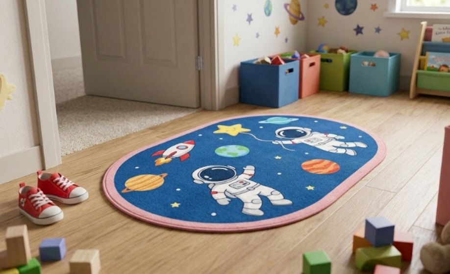 shree bala ji floor mats Kids Astronaut Space Theme Door Mat Indoor and Outdoor Rug Pad-picture-14
