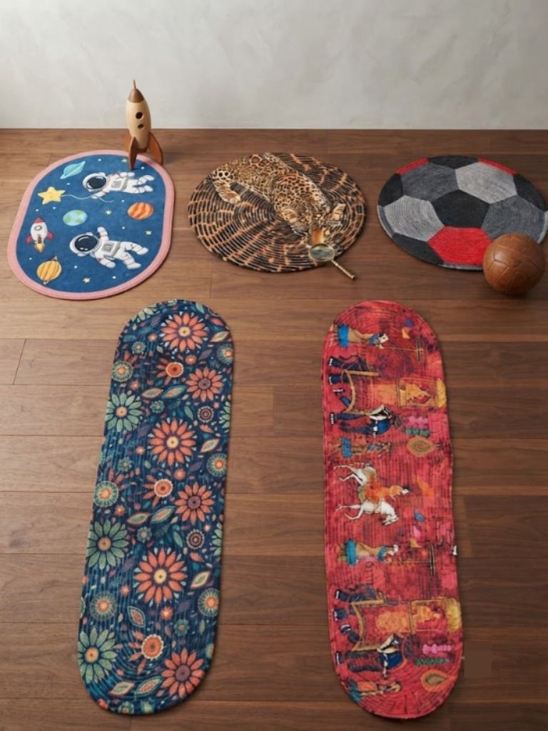 shree bala ji floor mats 5 Multicolor door mats Indoor and Outdoor Rug Pad-picture-20