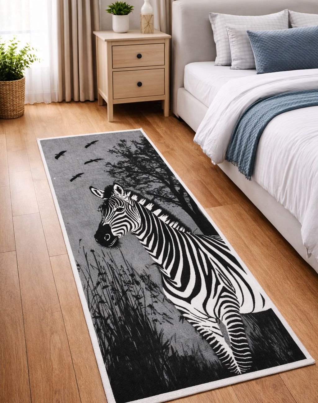 Black Zebra Indoor Rug Pad-image-25