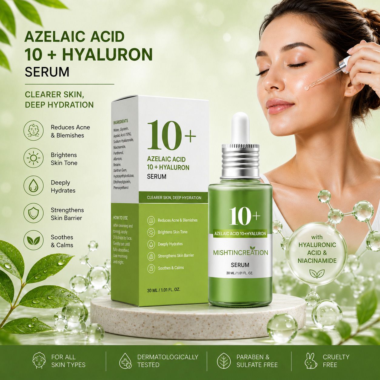 Facial Serum with Hyaluronic Acid & Niacinamide Rugby Scrum Cap-image-42