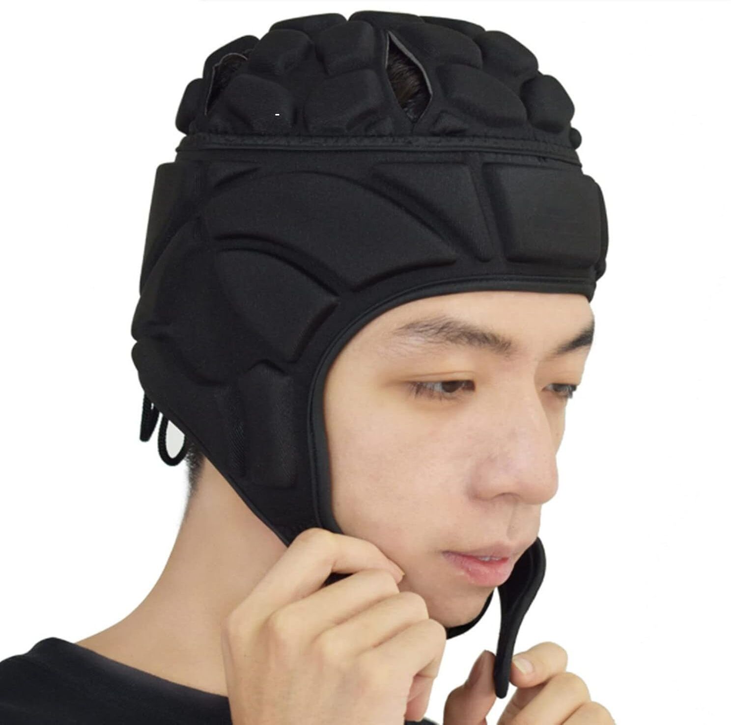nema Goalkeeper Football Rugby Soccer Goalie Helmet Cap Headgear - L Rugby Scrum Cap-picture-36