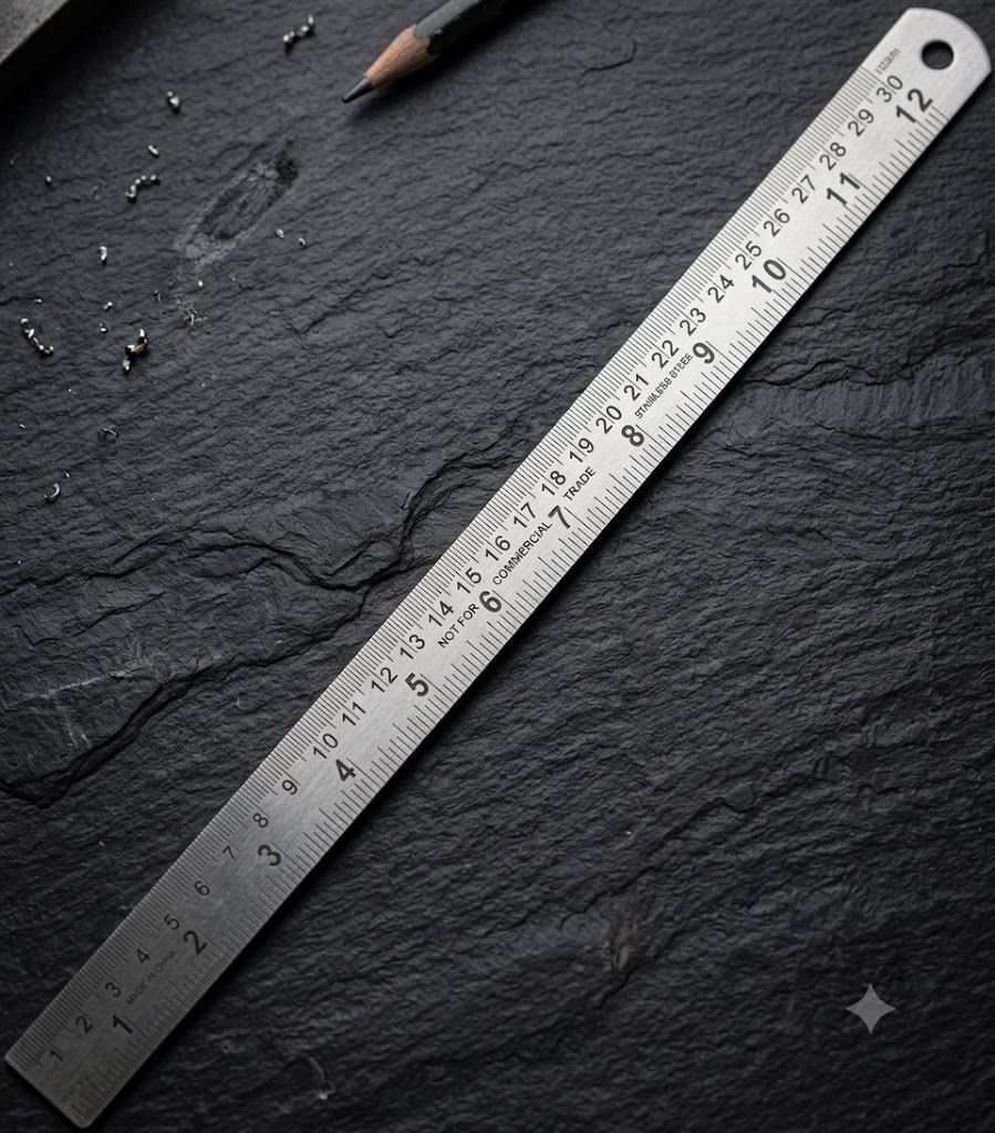 30 CM Stainless Steel Measuring Ruler for School, Office, Engineering Ruler-image-36