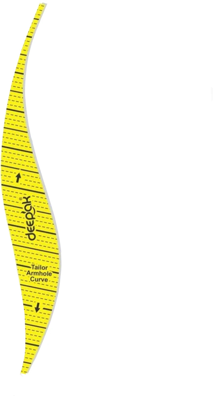 vikurajas Tailores Sleeve Curve Scale Ruler image 1