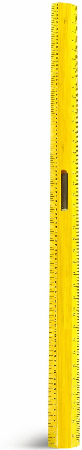 uttam WOOD_SCALE-P1-111 Ruler (Set of 1, Yellow) Ruler-picture-11