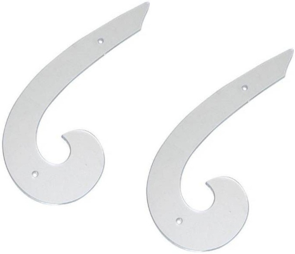 kunfaya Set Of 2 Armhole Curve Ruler - Precision Tool for Tailoring and Dressmaking Ruler image 1