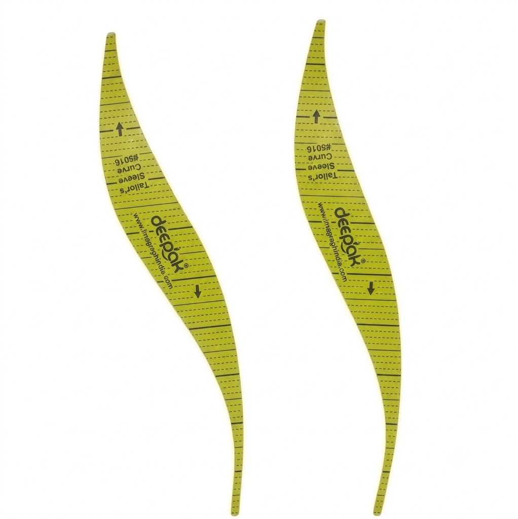 zizi Tailor Armhole Curve Ruler Yellow Sewing Pattern Template for Sleeve Cutting Ruler-picture-44