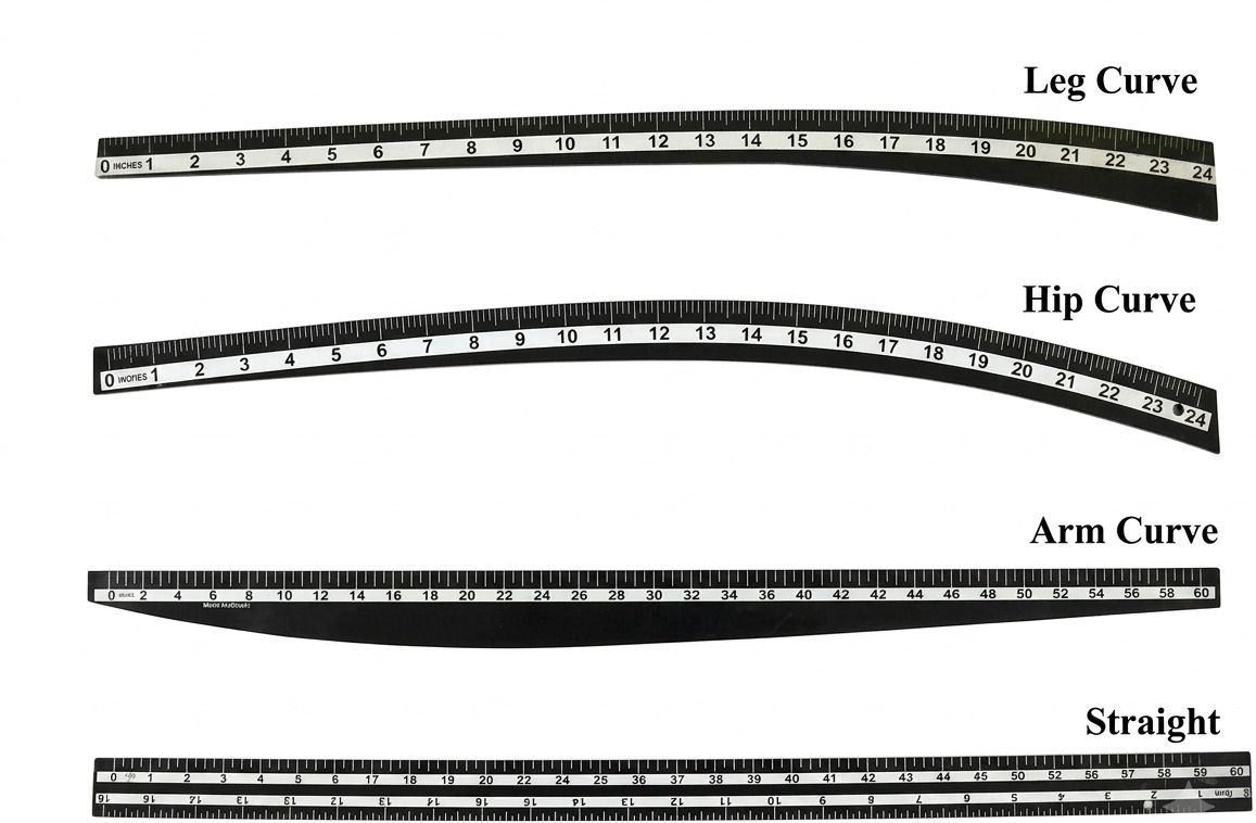 Tailoring, designer scale Hip curve, leg curve,Arm curve, straight scale Ruler-image-45