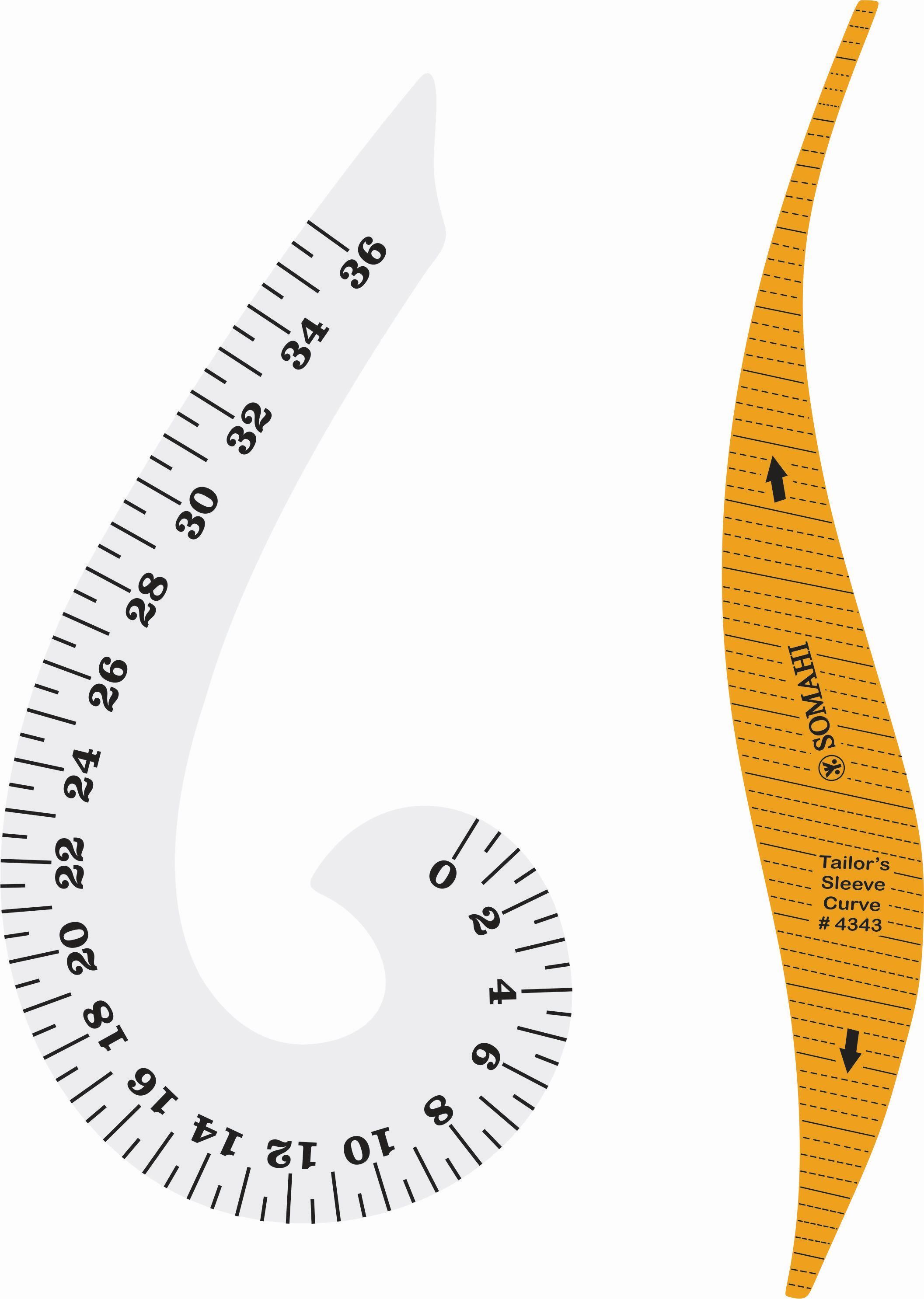Tailores Sleeve Curve Scale French Curve Scales Combo Pack Ruler-image-11