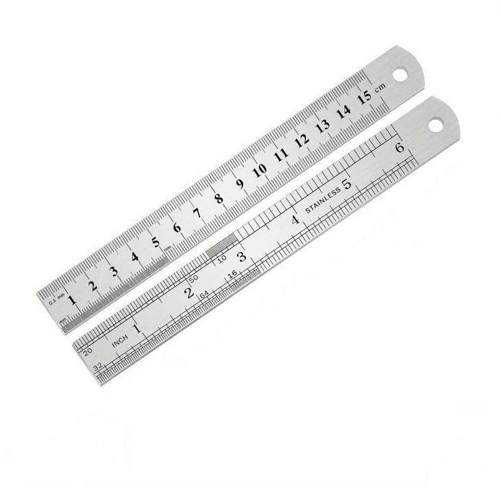 15 cm Stainless Steel Ruler – Metal Scale for School, Home & Office Use Ruler-image-7