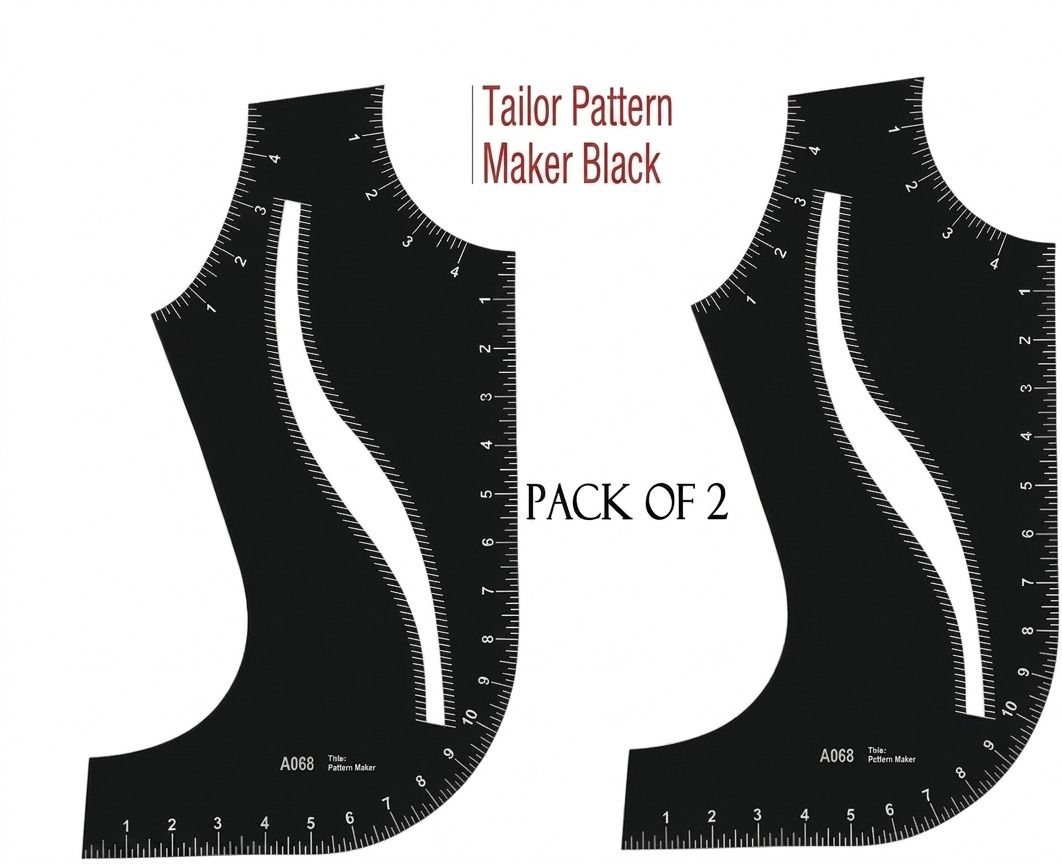 zizi TAILOR PATTERN MARKER BLOCK SCALE PACK OF 2 Ruler-picture-13