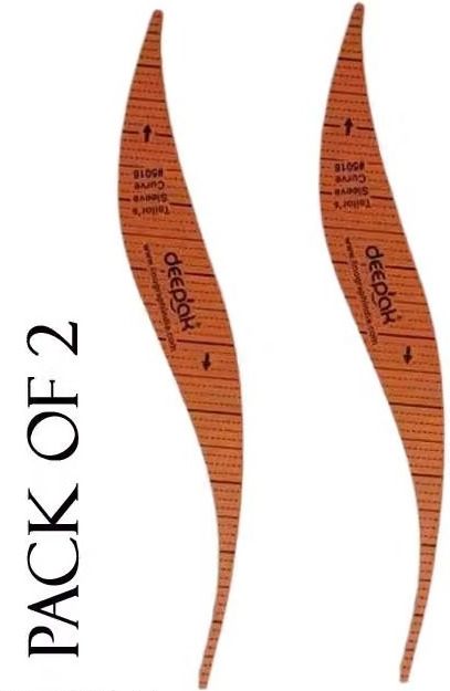zizi Tailors Arm hole Curve ||Sleeve cutting pattern scale || Useful for Tailoring Ruler-picture-18