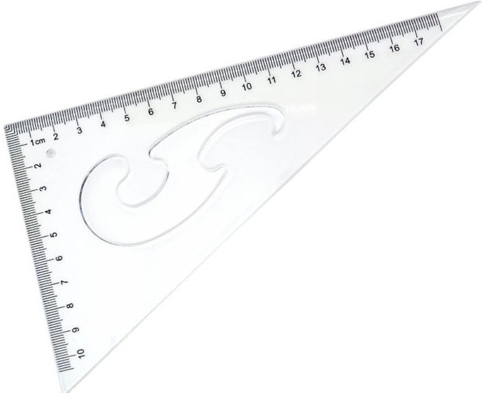 kunfaya Set Of 1 L Curve Ruler Scale For Sewing & Tailoring Measuring Work Ruler image 1