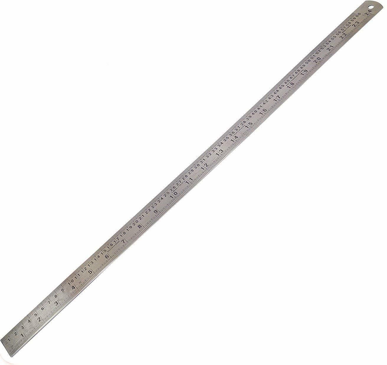 Heavy Duty 60 cm 24 Inches Stainless Steel Ruler Scale Ruler-image-8