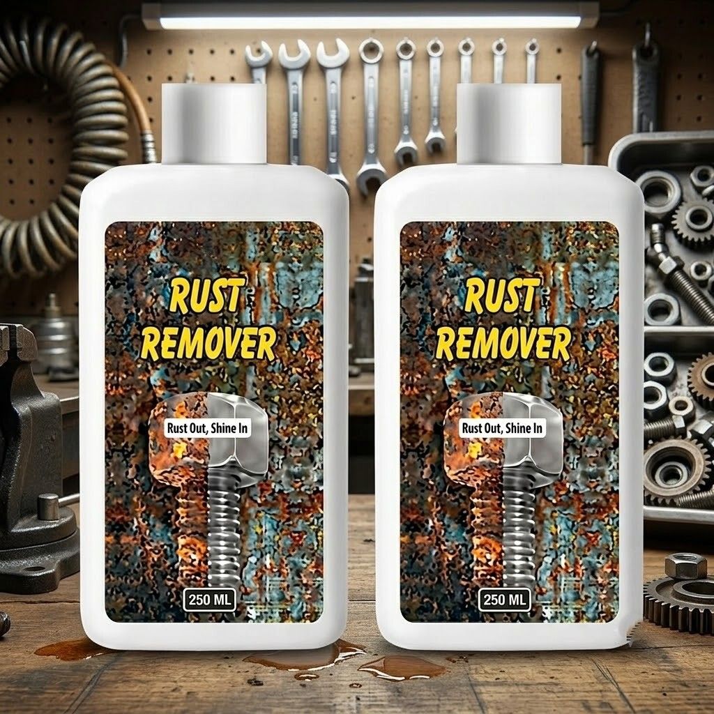 ornika Heavy Duty Rust Remover Liquid for Metal Surfaces Rust Removal Solution-picture-5
