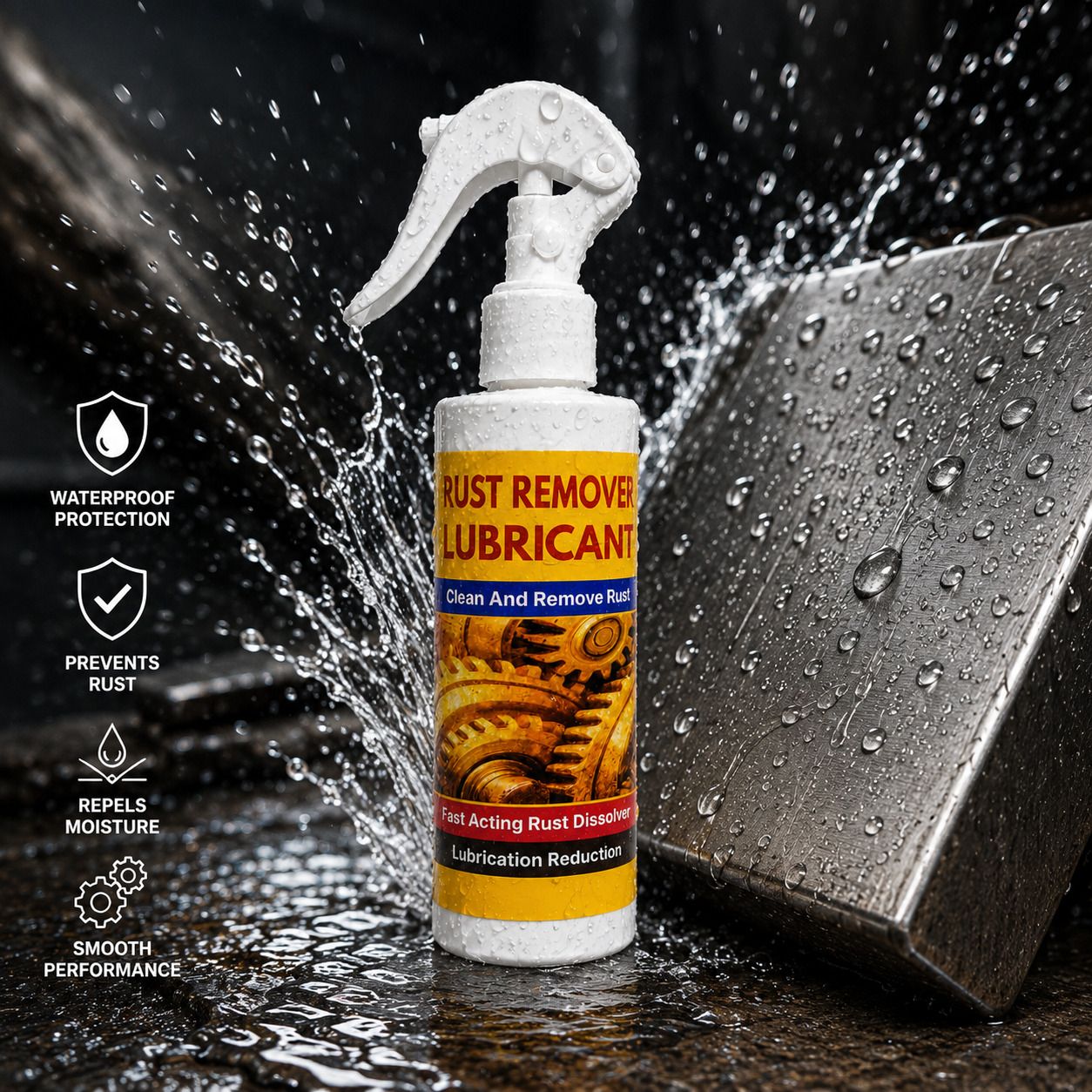 zatpatzap Multipurpose Spray for Home Improvement, Cleaning & Agent,Rustl Rust Removal Solution with Trigger Spray-picture-15