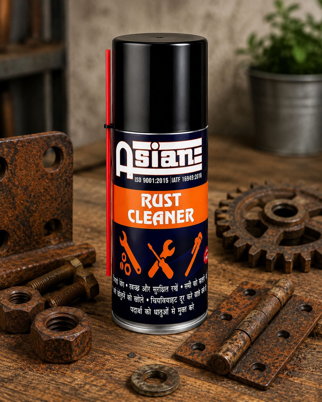 asian auto 5-in-1 Rust Cleaner Spray | Cleans, Lubricates & Protects | Bike, Car & Tools Rust Removal Aerosol Spray-picture-10