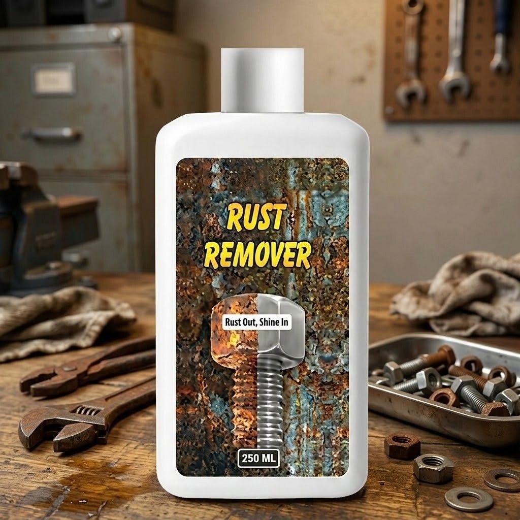 ornika Heavy Duty Rust Remover Liquid for Metal Surfaces Rust Removal Solution-picture-6