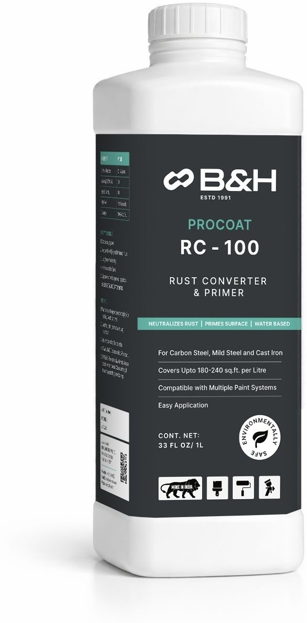 Procoat RC-100 I Rust Converter and Primer I 2 in 1 Chemical I Rust Conversion Solution-image-39