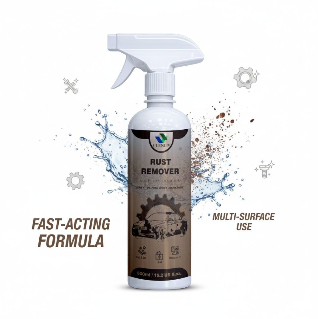 clenliv Rust Remover Ideal for automotive repairs, household tools, & industrial items. Rust Removal Solution with Trigger Spray-picture-20