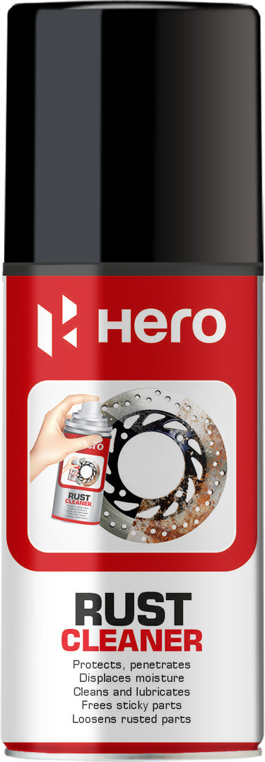 hero motocorp Rust Cleaner, 100 ML - Water & Salt Water Resistant, Displaces Moisture Rust Removal Solution with Trigger Spray image 1