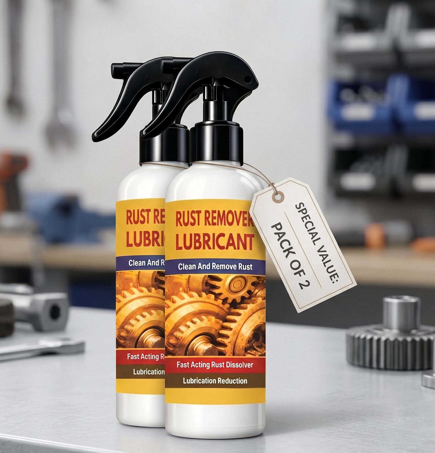 Rust Remover Spray 200ml Rust Removal Solution with Trigger Spray-image-7