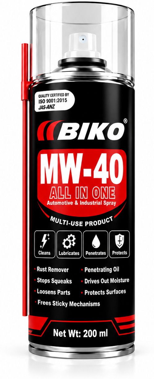 BIKO MW-40 Rust Remover & Anti Rust Spray 200 ml | Multipurpose Lubricant Rust Removal Aerosol Spray-image-40