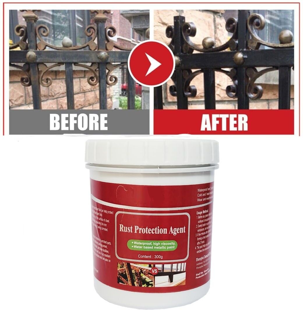 wifton Heavy Duty Anti Rust Protection Spray for Iron & Steel 300ml Rust Removal Solution-picture-22