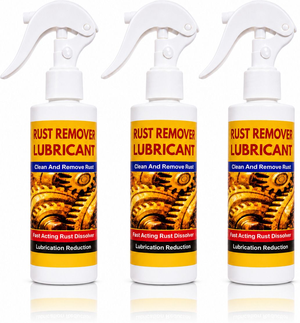 zatpatzap Multipurpose Rust Remover Spray with Lubricant for Bolts, Trigger Spray(200*3ml) Rust Removal Solution with Trigger Spray-picture-13