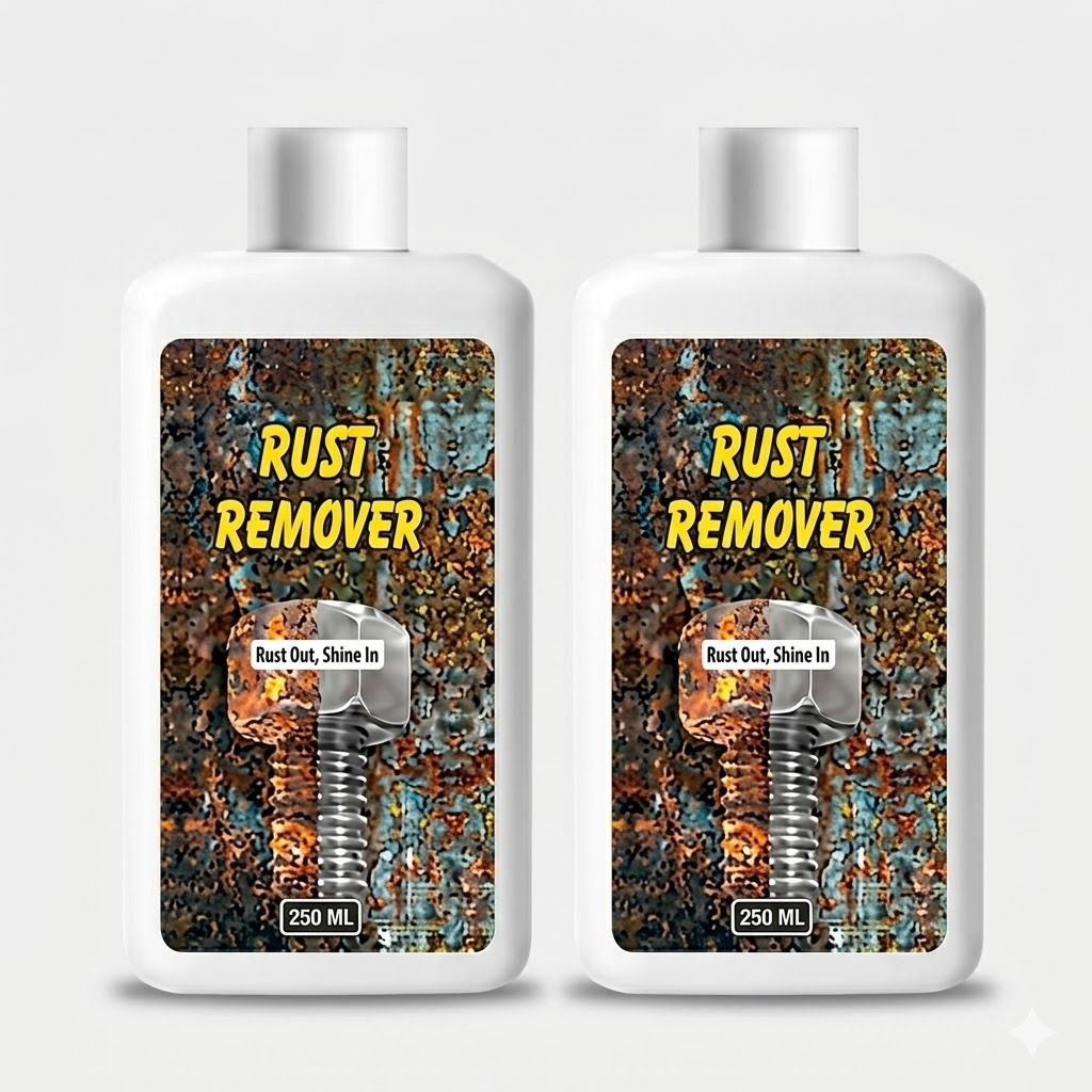 ornika Rust Remover Liquid Heavy Duty Iron Rust Cleaner for Grill, Tools, Chains Pack 2 Rust Removal Solution-picture-14