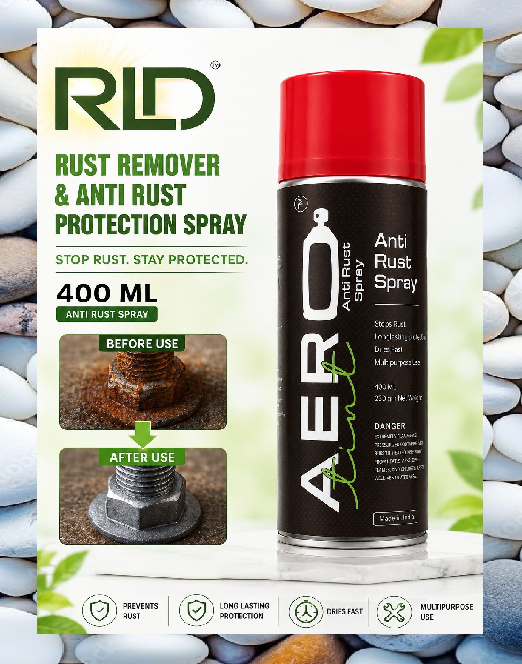 rld Anti Rust Spray | Rust Remover & Rust Protection Spray (T5*)| Rust Removal Aerosol Spray-picture-25