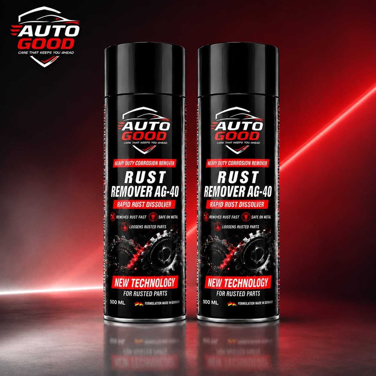 auto good AUTO-GOOD Rust Remover AG-40 Combo Pack of 2 for Cars,Bikes,Tools & Metal Parts Rust Removal Aerosol Spray-picture-7