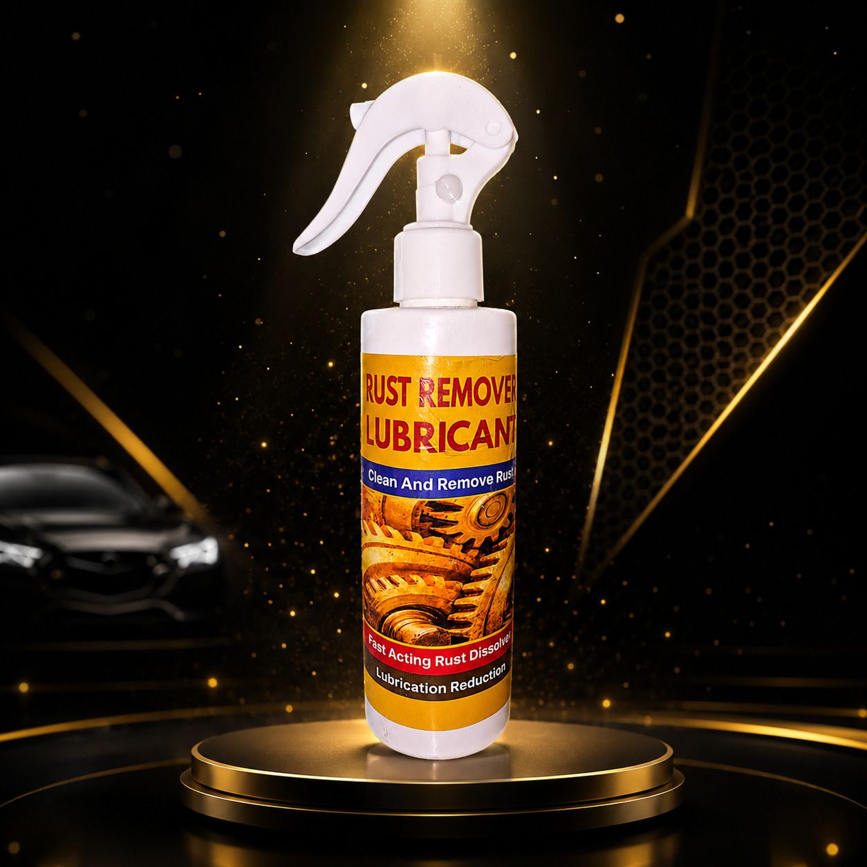 zatpatzap Rust Remover Spray Metal Cleaner Corrosion Stain Penetrating Lubricant(Pack 01) Rust Removal Solution with Trigger Spray-picture-14