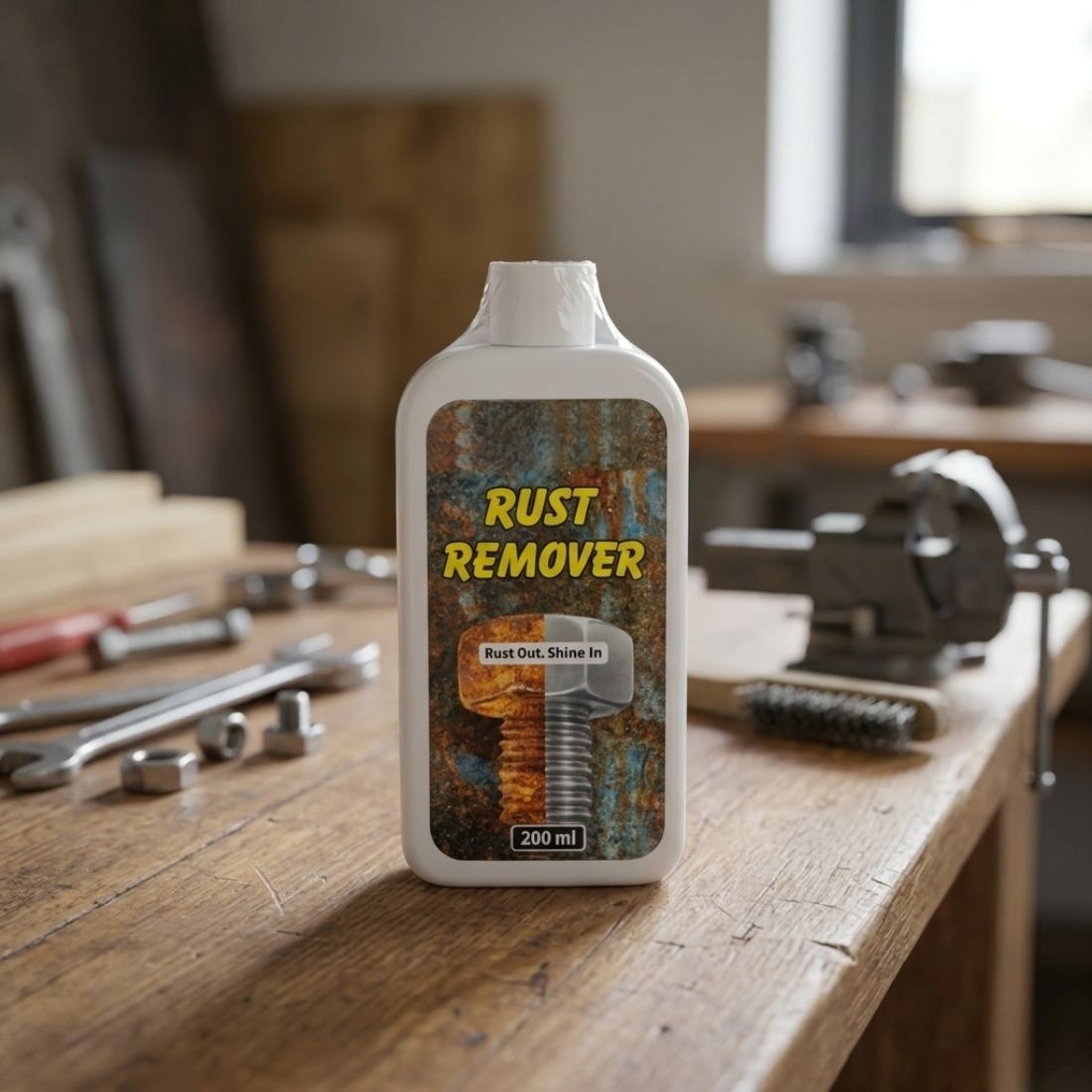 b m brothers Rust Remover Liquid for Metal, Bolts & Tools - 200ml Rust Removal Solution-picture-13
