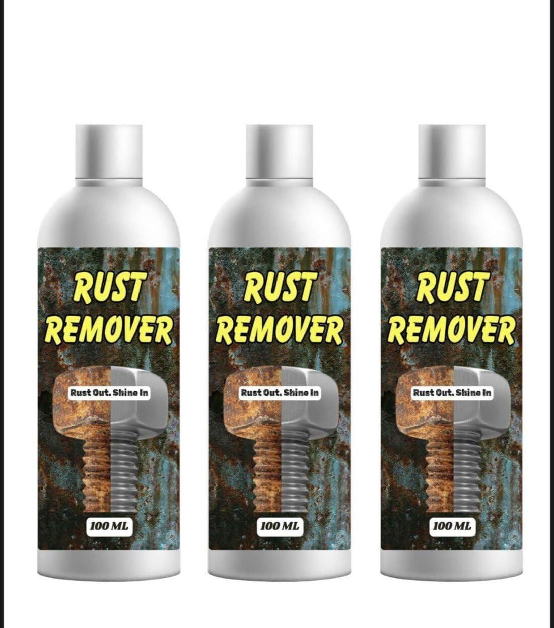 b m brothers Rust Remover Spray for Metal, Tools, Bike & Car - Rust Out Shine In, 100ml Rust Removal Solution with Trigger Spray-picture-22