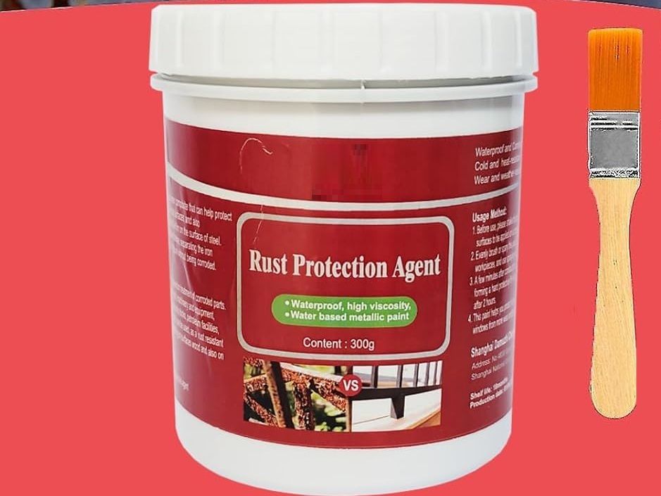 wifton 300ml Rust Shield Spray for Iron Gates, Grills & Steel Surfaces Rust Removal Solution-picture-34