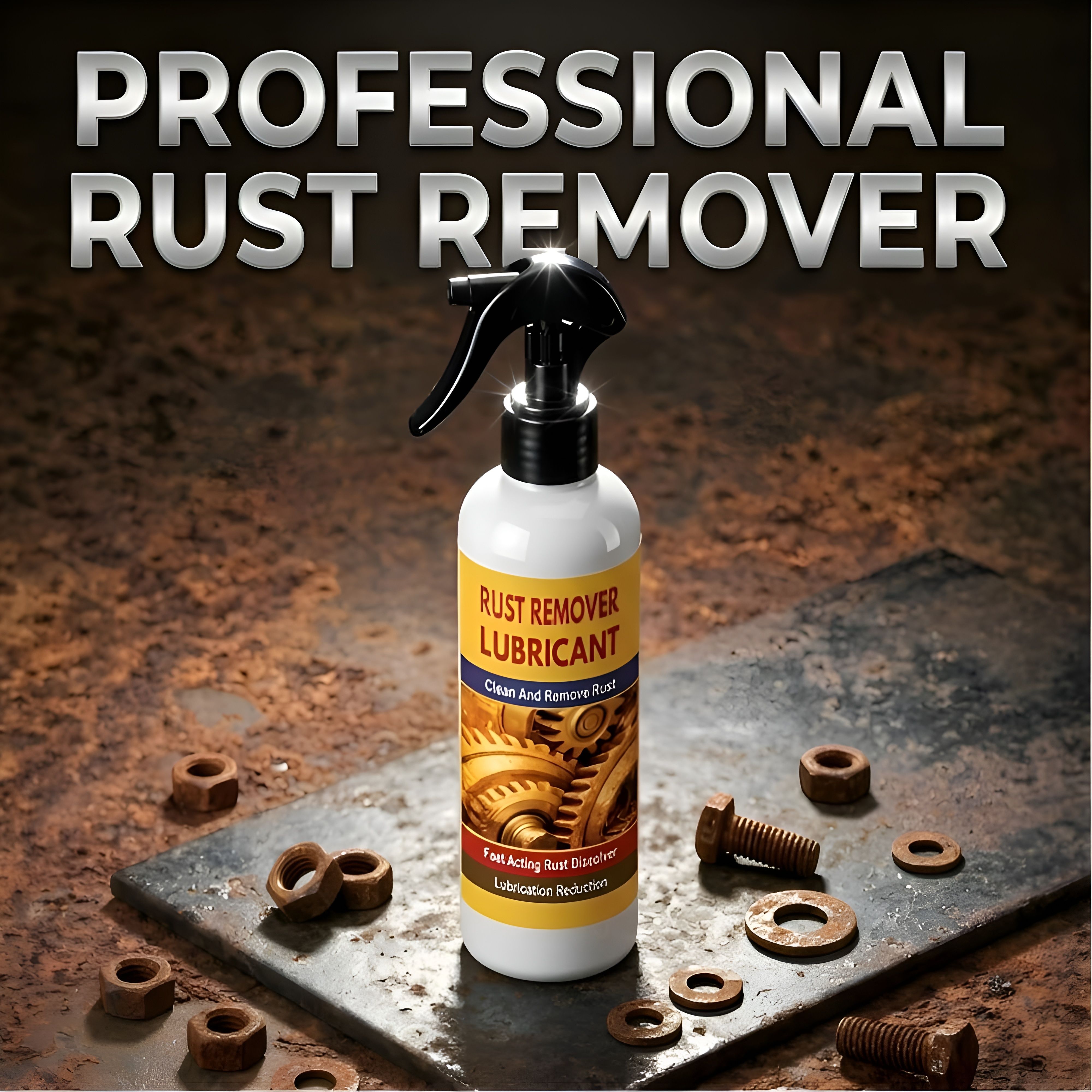 lootzoo Rust Remover Lubricant Spray for Multi Surface Metal Care Rust Removal Aerosol Spray-picture-10