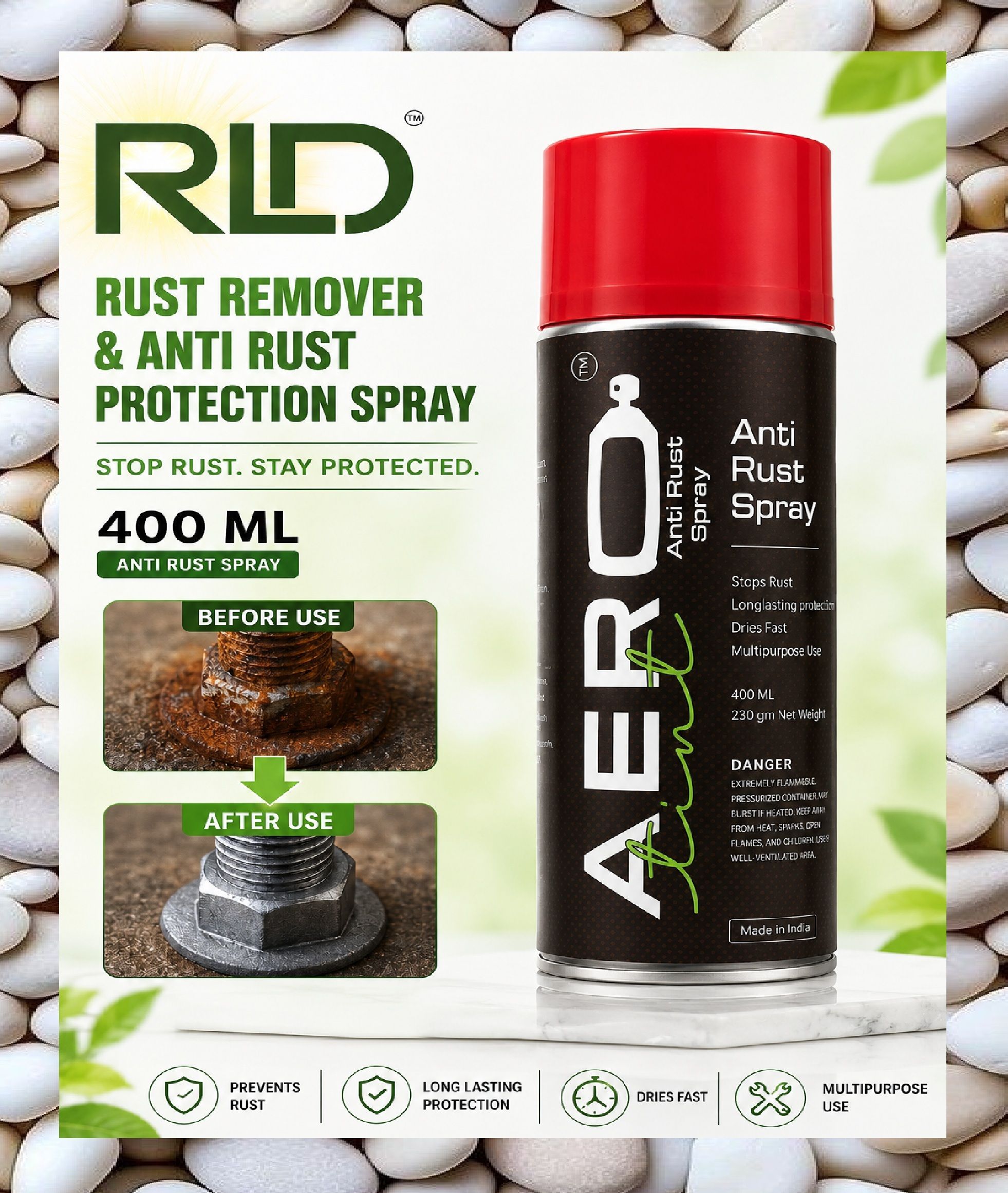 rld Anti Rust Spray | Rust Remover & Rust Protection Spray (T7*)| Rust Removal Aerosol Spray-picture-21
