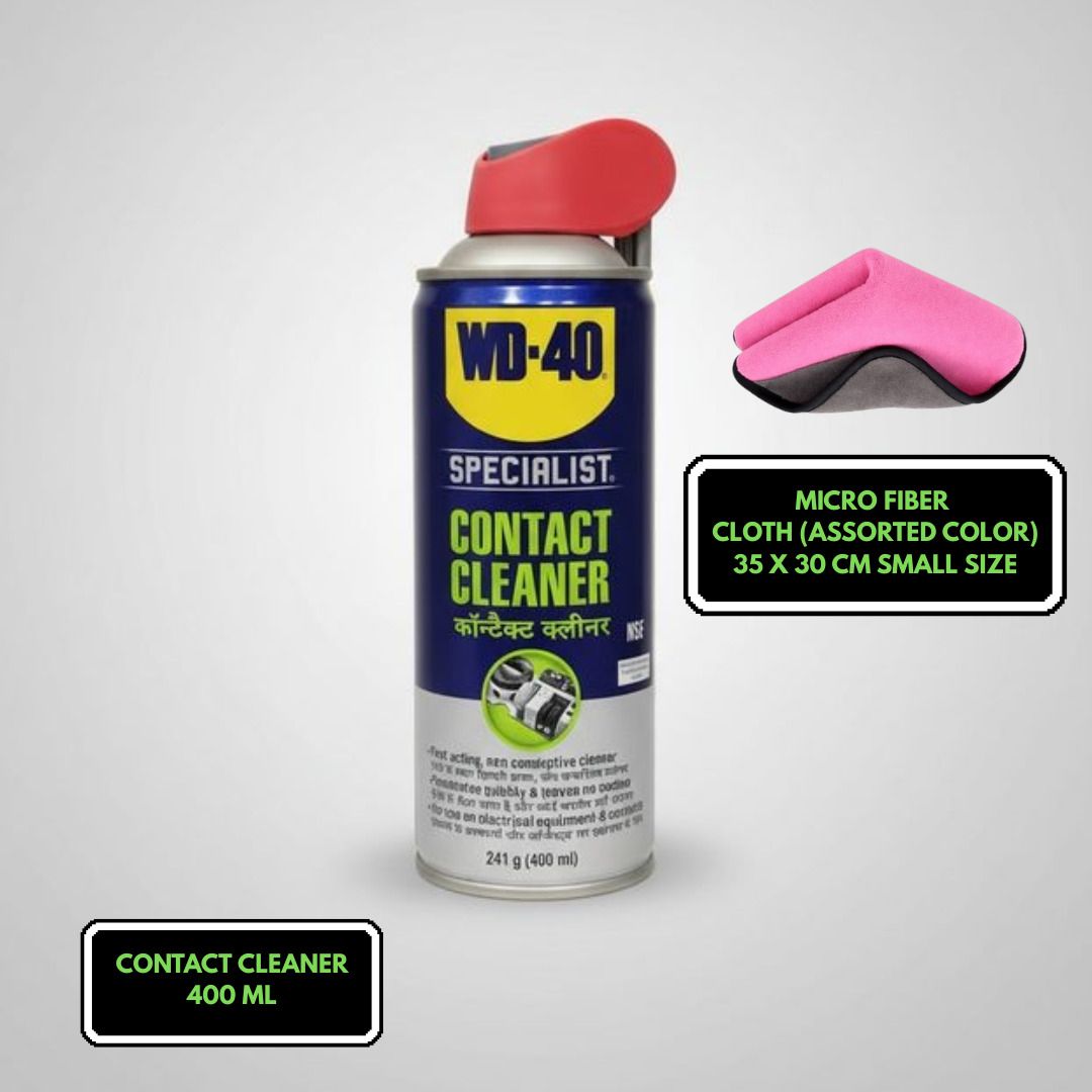 wd40 CONTACT CLEANER MTCD-324 WD-40 400 ml Rust Removal Aerosol Spray-picture-15