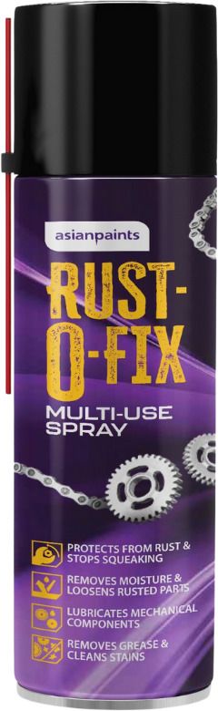 asian paints Rust-O-Fix MultiUse Spray Protects from Rust, Lubricates, Cleans & Loosens Parts Rust Conversion Aerosol Spray-picture-25