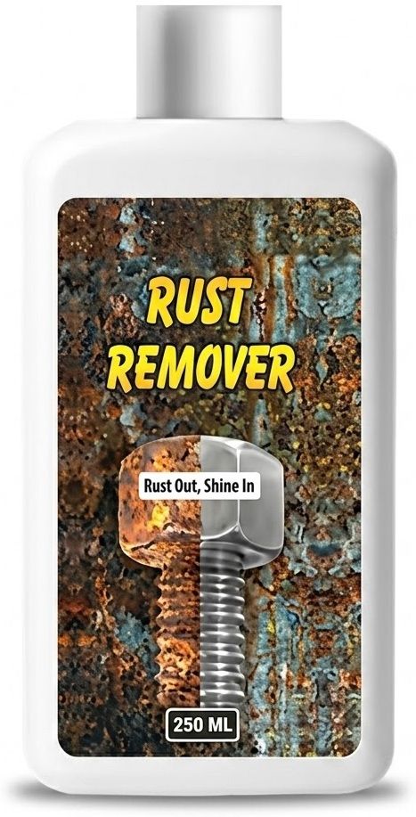 ornika Rust Remover Liquid Heavy Duty Iron Rust Cleaner for Grill, Tools, Chains Pack 1 Rust Removal Solution-picture-46