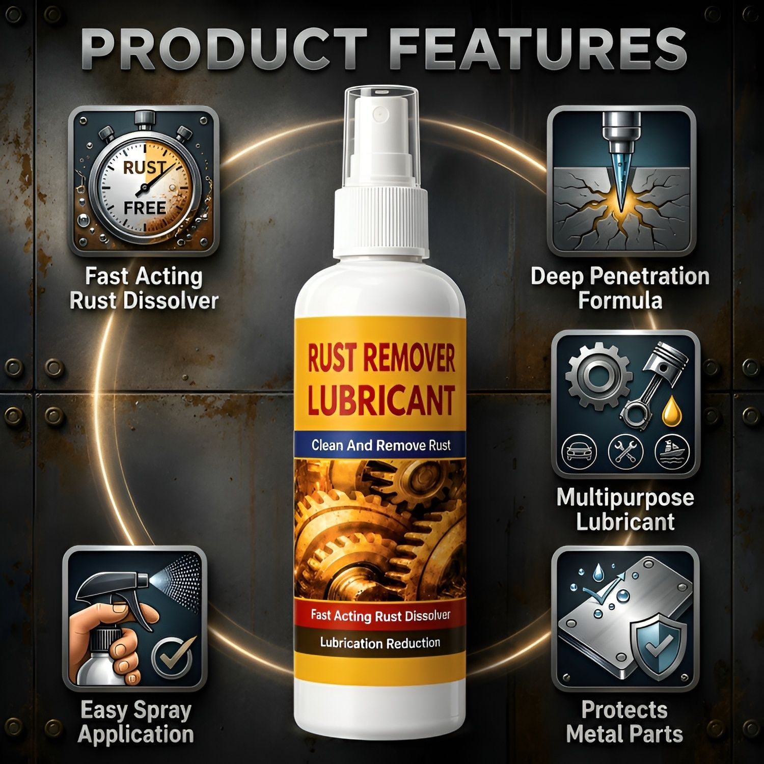 a d solanki Rust Removal and Metal Protection Spray for Vehicles, Tools and Equipment Rust Removal Solution with Trigger Spray-picture-15
