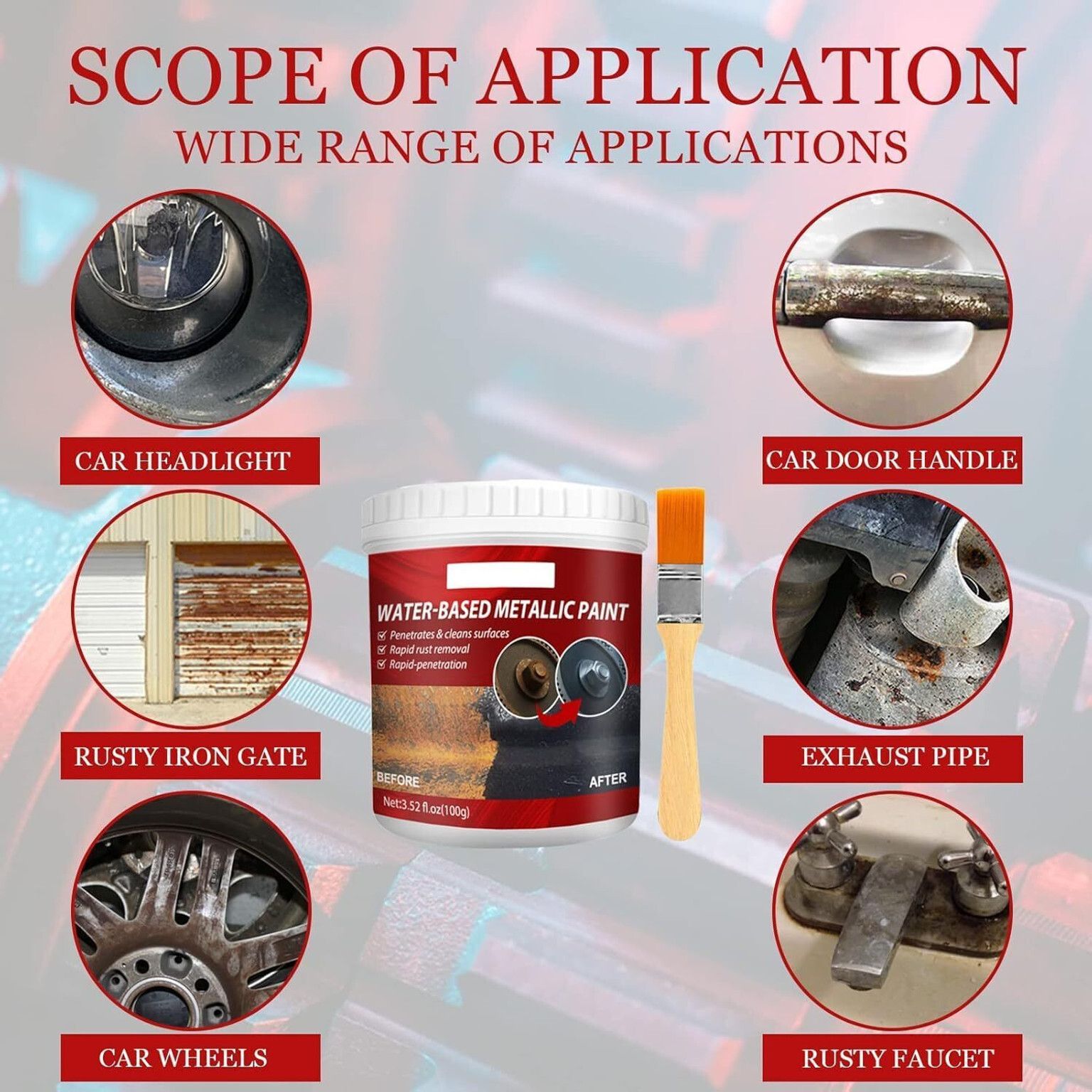 wifton Metal Rust Prevention Paint 300gm for Interior & Exterior Surfaces Rust Removal Solution-picture-37