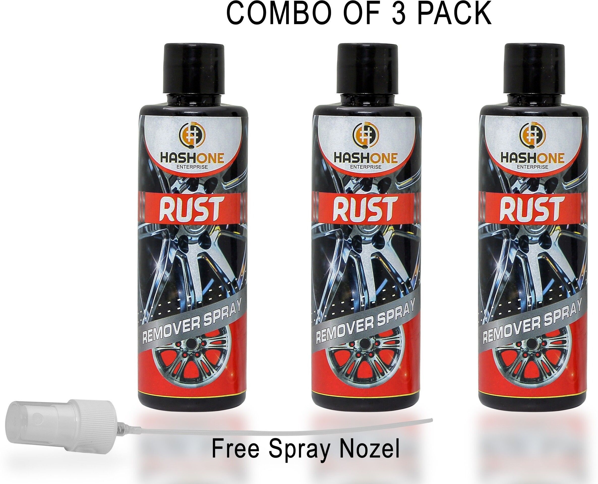 Rust Remover Spray for Iron, Steel, Metal Cleaning-3 Bottle (100ML Each) Rust Removal Aerosol Spray-image-49