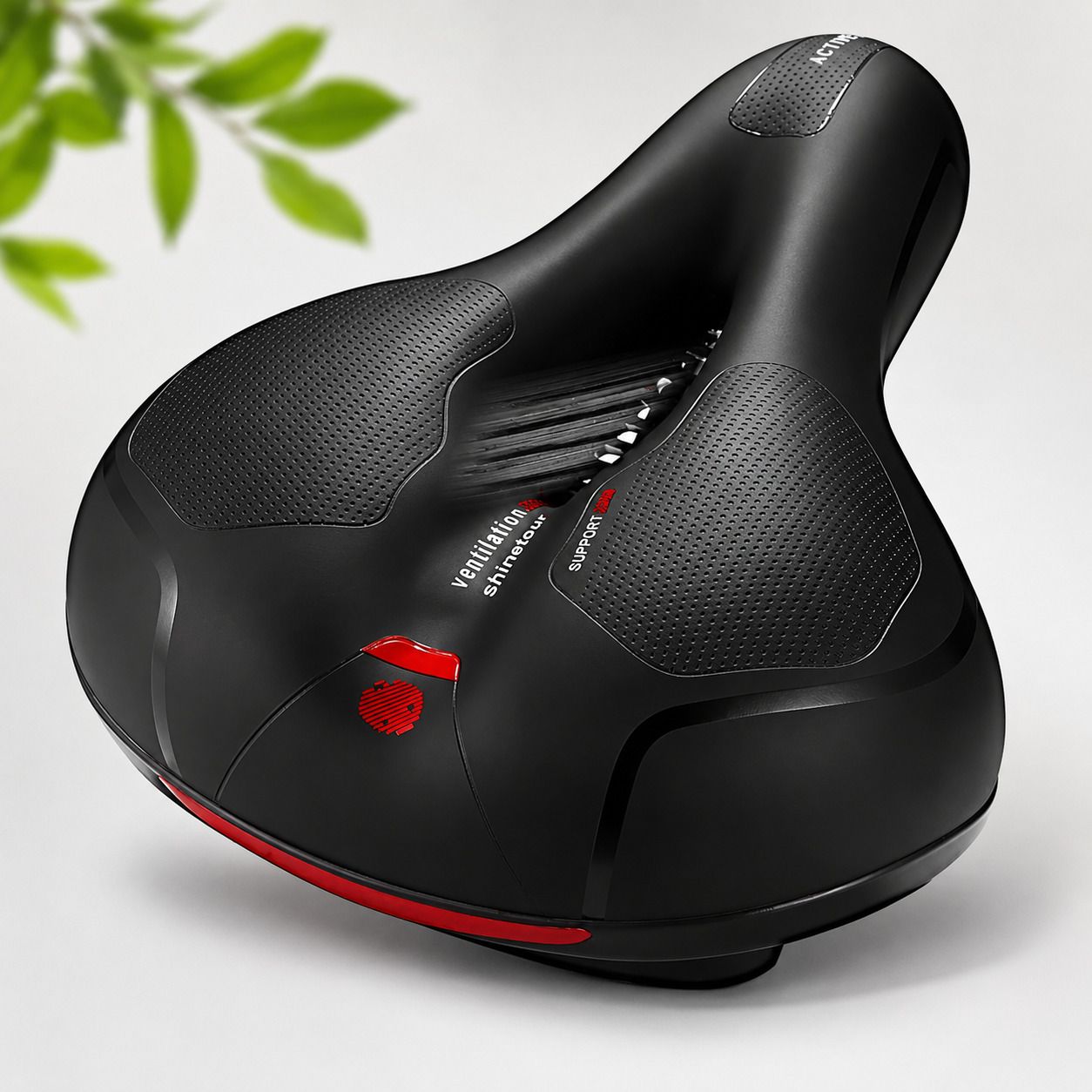 Soft Cushion Bike Saddle Shock Absorbing Cycle Seat Saddle-image-25