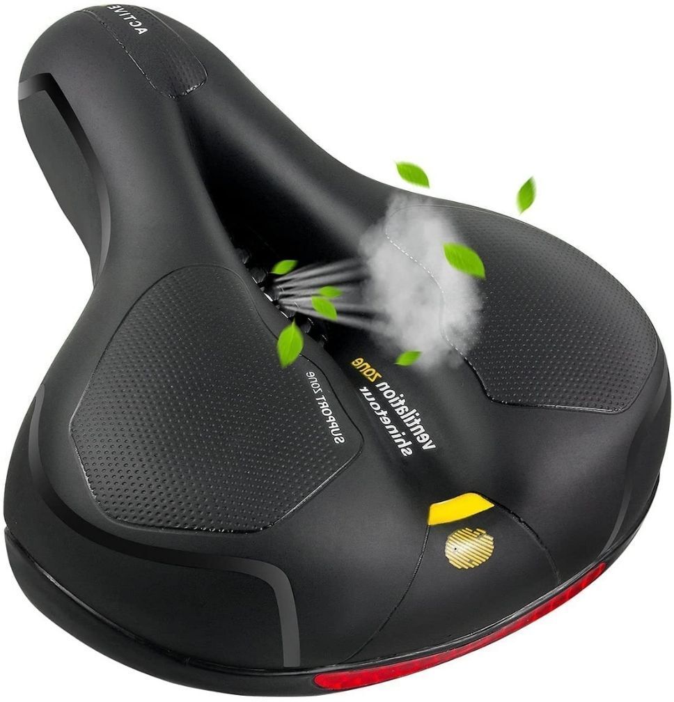 Bike Seat Cushion - Dual Shock Absorbing Memory Foam Saddle Saddle-image-2
