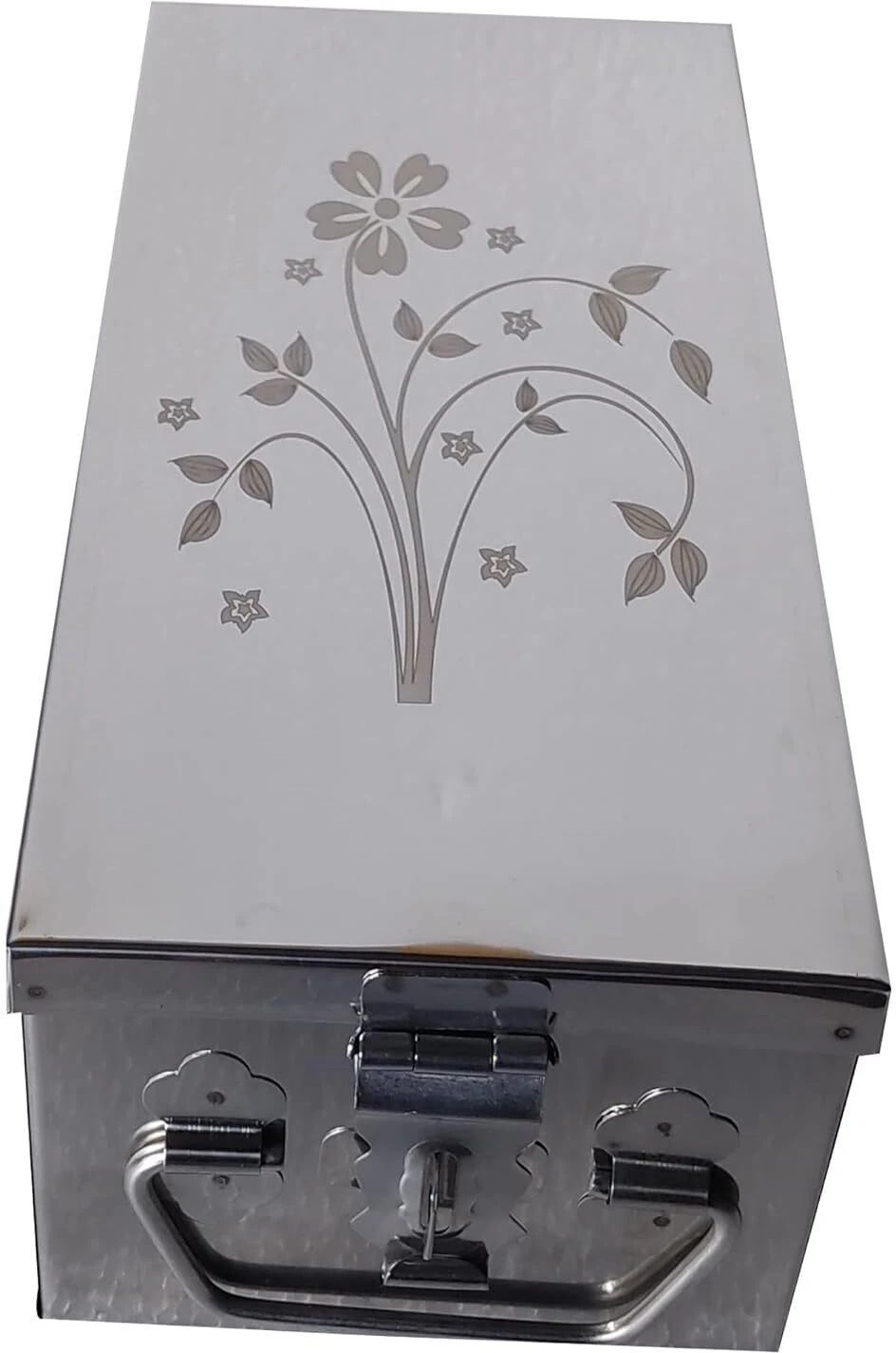 Locker Boxes Jewellery Boxes Cash Peti. Size - 8 Inch, with Laser Printed Design Safe Locker-image-22