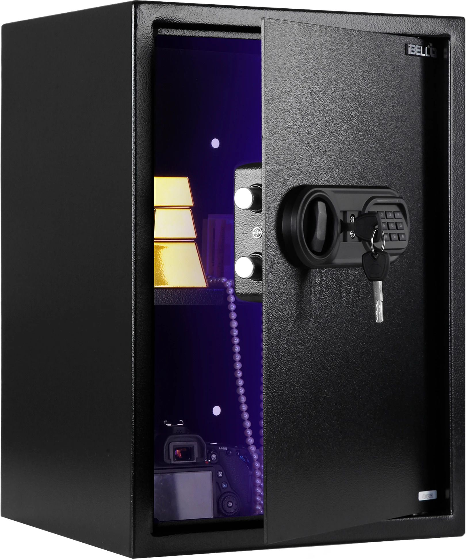 ibell SL-50S Digital Electronic Safe Locker for Personal & Office Use,50L Black Locker Safe Locker-picture-16